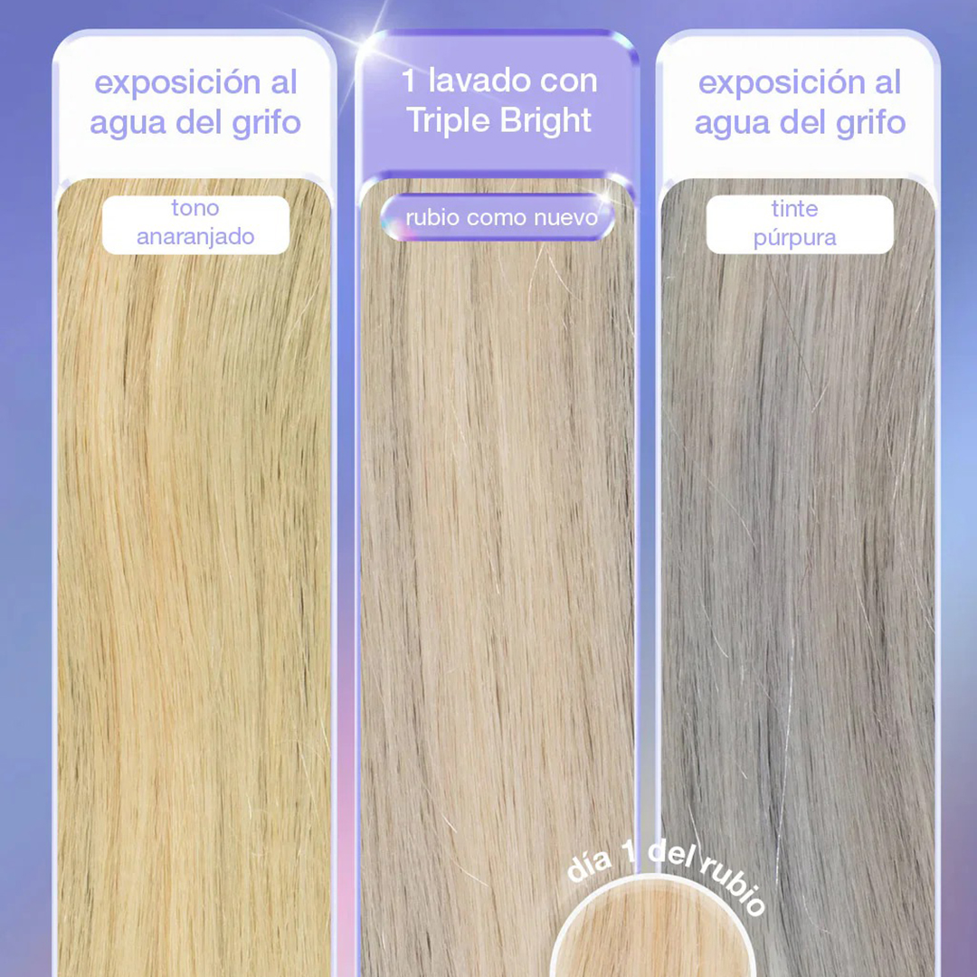 Triplebright purple shampoo - Imagen 3