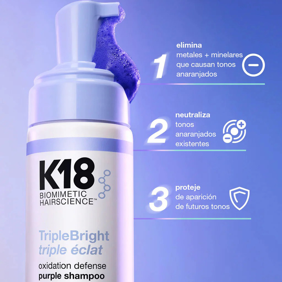 Triplebright purple shampoo - Imagen 4